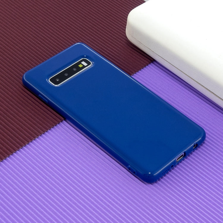 For Galaxy S10 Plus 2.0mm Thick TPU Candy Color Protective Case