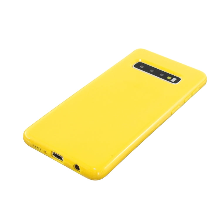 For Galaxy S10 Plus 2.0mm Thick TPU Candy Color Protective Case