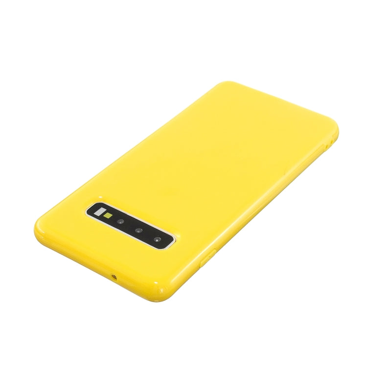 For Galaxy S10 Plus 2.0mm Thick TPU Candy Color Protective Case