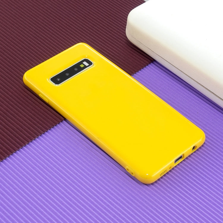 For Galaxy S10 Plus 2.0mm Thick TPU Candy Color Protective Case