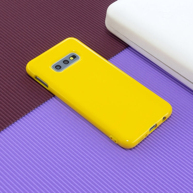 For Galaxy S10 Edge 2.0mm Thick TPU Candy Color Protective Case