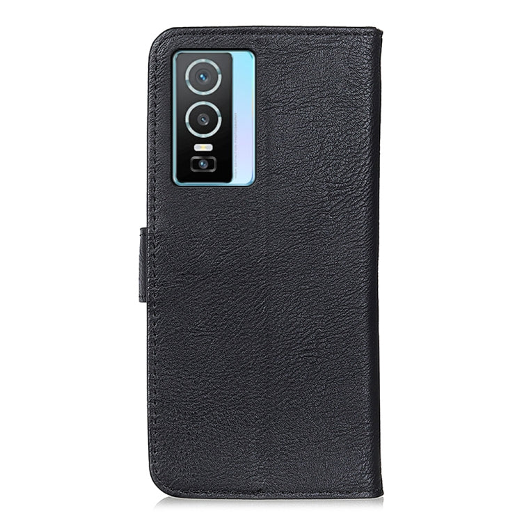 For vivo Y76 5G / Y76s 5G KHAZNEH Cowhide Texture Horizontal Flip Leather Phone Case