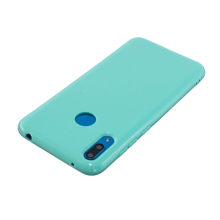For Huawei Y6 (2019) 2.0mm Thick TPU Candy Color Protective Case