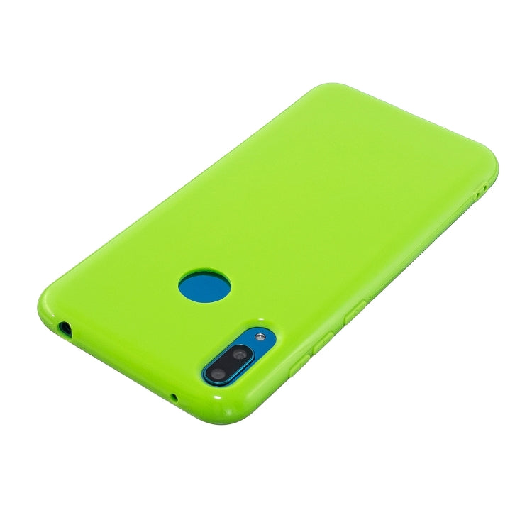 For Huawei Y6 (2019) 2.0mm Thick TPU Candy Color Protective Case