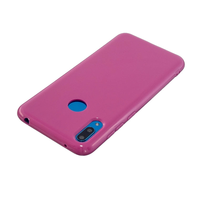 For Huawei Y7 (2019) 2.0mm Thick TPU Candy Color Protective Case