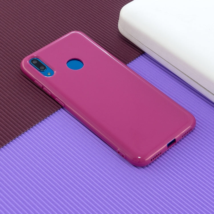 For Huawei Y7 (2019) 2.0mm Thick TPU Candy Color Protective Case