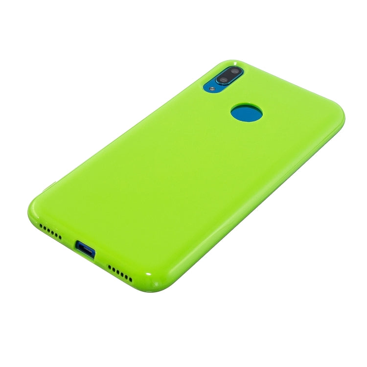 For Huawei Y7 (2019) 2.0mm Thick TPU Candy Color Protective Case