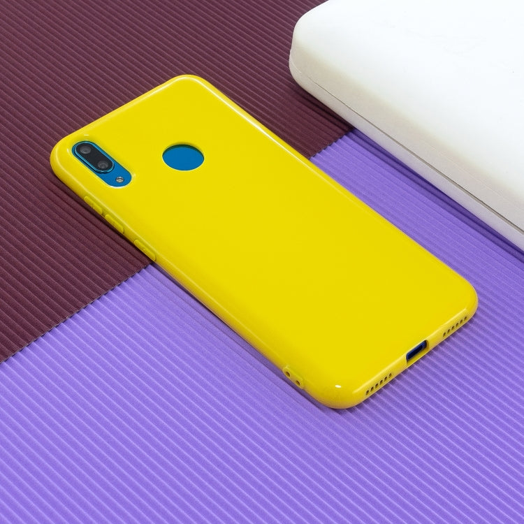 For Huawei Y7 (2019) 2.0mm Thick TPU Candy Color Protective Case