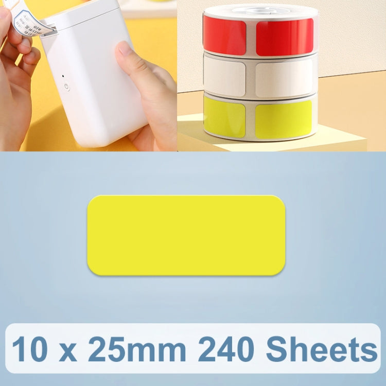 10 x 25mm 240 Sheets Thermal Printing Label Paper Stickers For NiiMbot D101 / D11
