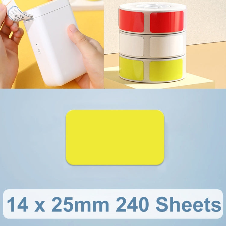 14 x 25mm 240 Sheets Thermal Printing Label Paper Stickers For NiiMbot D101 / D11
