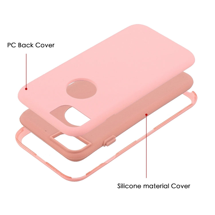 For iPhone 6s / 6 3 in 1 Shockproof PC + Silicon Case