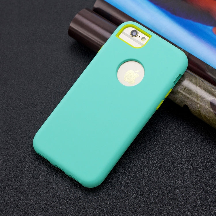 For iPhone SE 2022 / SE 2020 / 8 / 7 3 in 1 Shockproof PC + Silicon Case