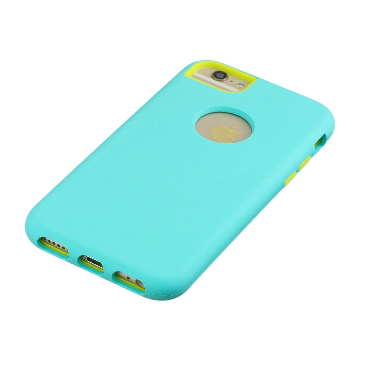 For iPhone SE 2022 / SE 2020 / 8 / 7 3 in 1 Shockproof PC + Silicon Case