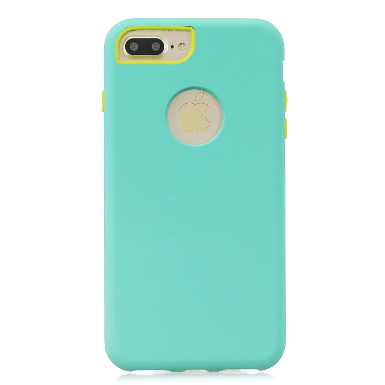 For iPhone 8 Plus / 7 Plus 3 in 1 Shockproof PC + Silicon Case