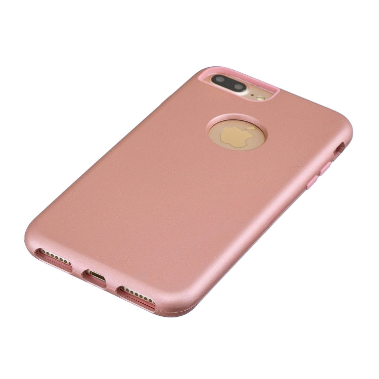 For iPhone 8 Plus / 7 Plus 3 in 1 Shockproof PC + Silicon Case