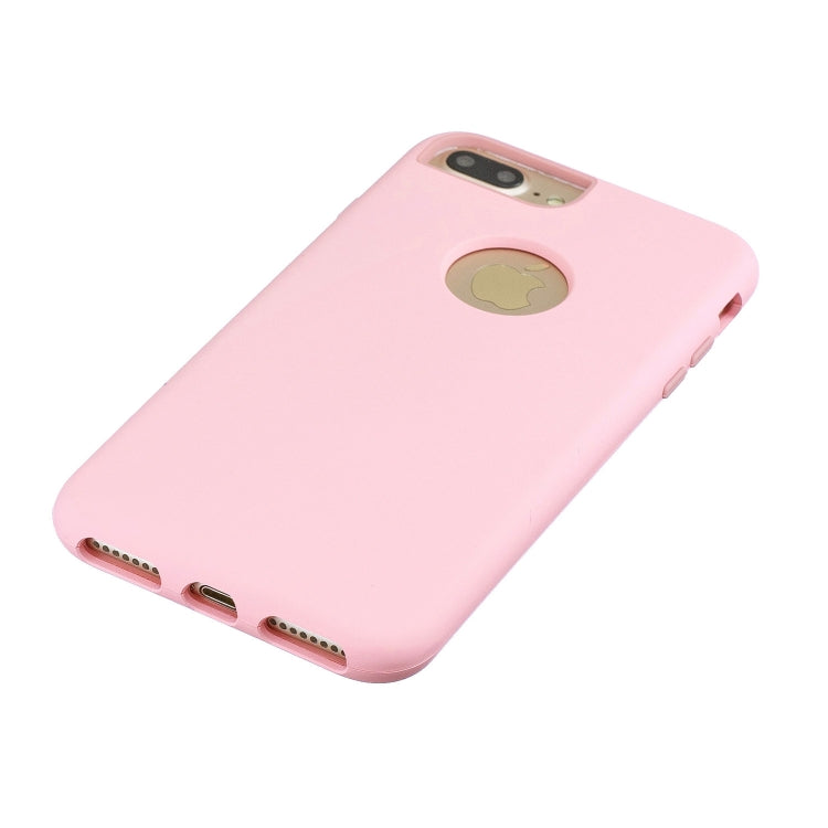 For iPhone 8 Plus / 7 Plus 3 in 1 Shockproof PC + Silicon Case