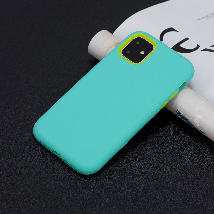 For iPhone 11 3 in 1 Shockproof PC + Silicon Case