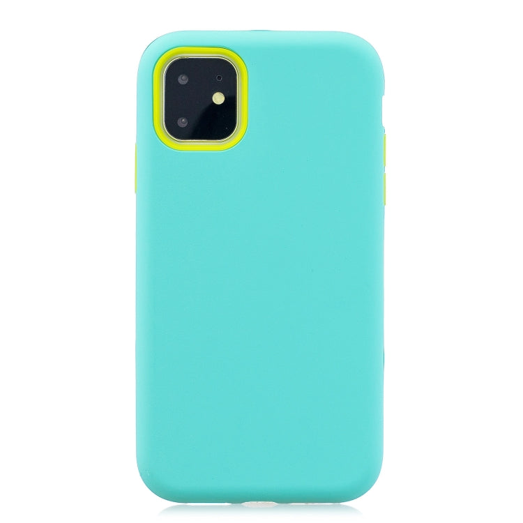 For iPhone 11 3 in 1 Shockproof PC + Silicon Case