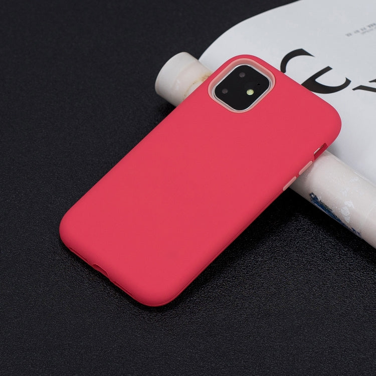 For iPhone 11 Pro Max 3 in 1 Shockproof PC + Silicon Case