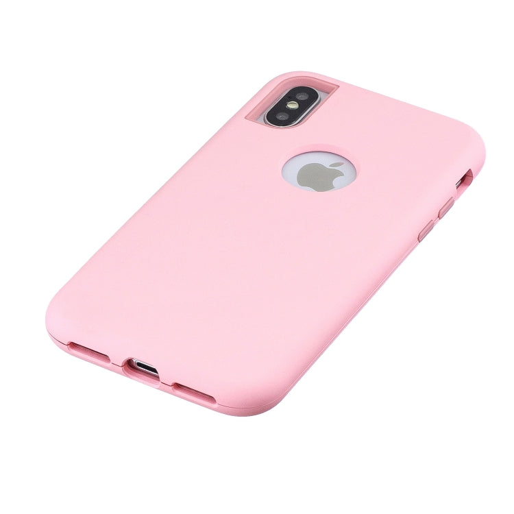 For iPhone XR 3 in 1 Shockproof PC + Silicon Case