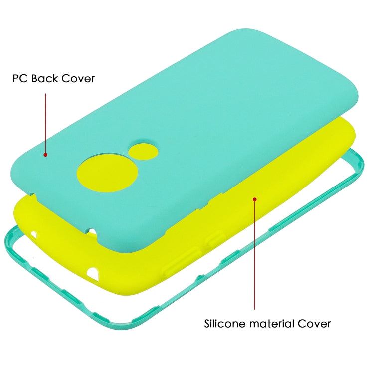 For Motorola Moto G7 Power 3 in 1 Shockproof PC + Silicon Case
