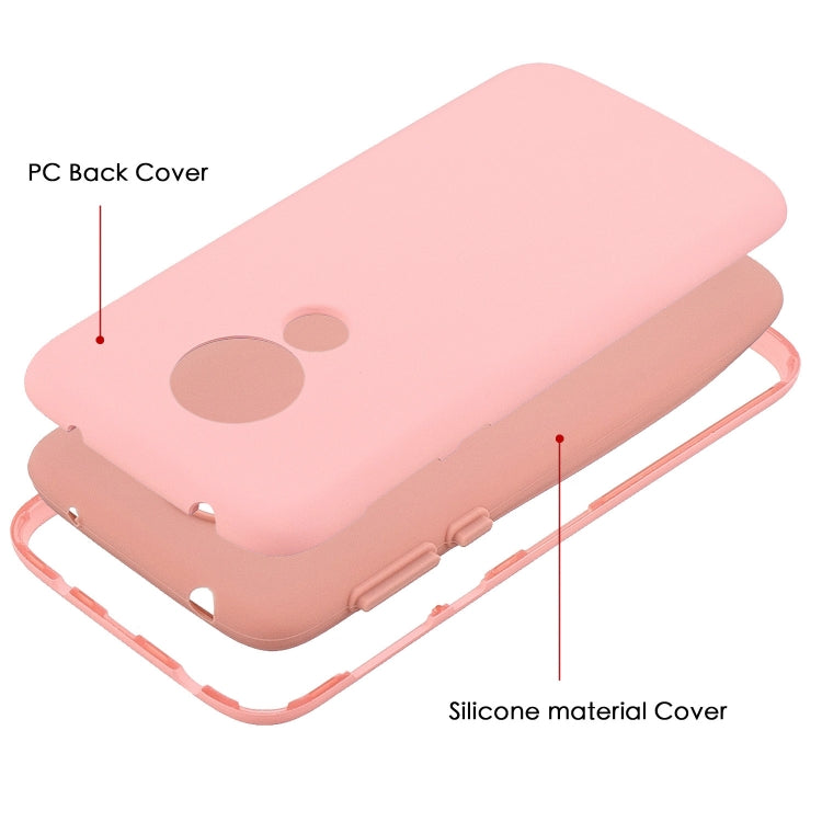 For Motorola Moto G7 Power 3 in 1 Shockproof PC + Silicon Case