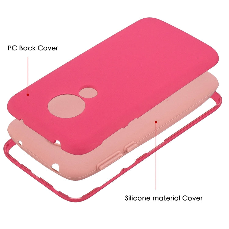 For Motorola Moto G7 Power 3 in 1 Shockproof PC + Silicon Case
