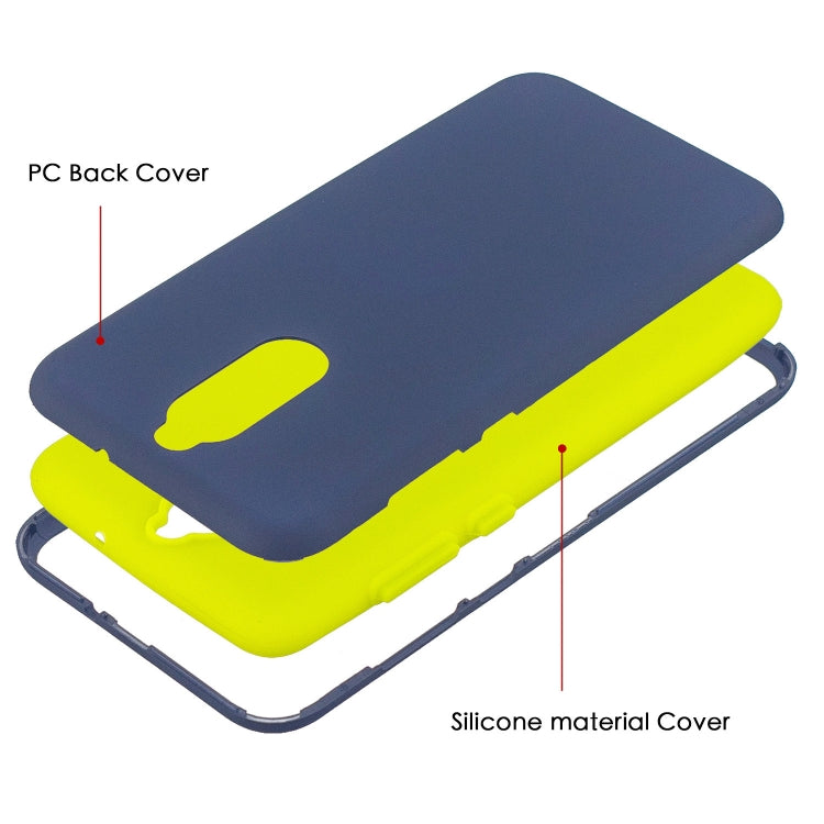 For Huawei Mate 10 Lite 3 in 1 Shockproof PC + Silicon Case