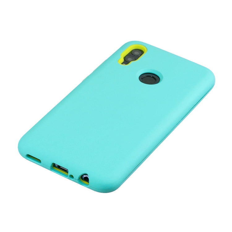 For Huawei P Smart (2019) 3 in 1 Shockproof PC + Silicon Case