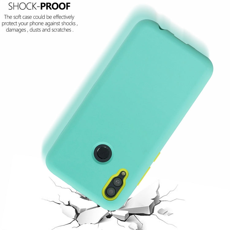 For Huawei P Smart (2019) 3 in 1 Shockproof PC + Silicon Case