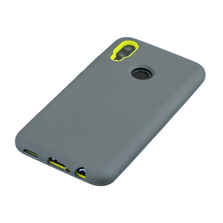 For Huawei P Smart (2019) 3 in 1 Shockproof PC + Silicon Case