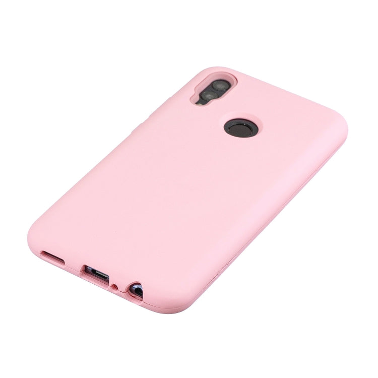 For Huawei P Smart (2019) 3 in 1 Shockproof PC + Silicon Case