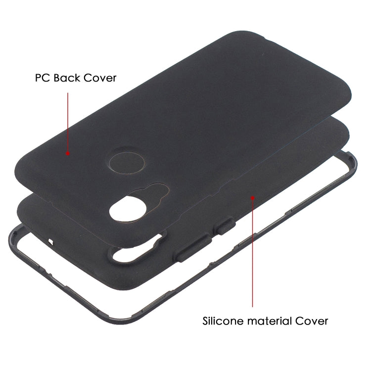 For Huawei P Smart (2019) 3 in 1 Shockproof PC + Silicon Case