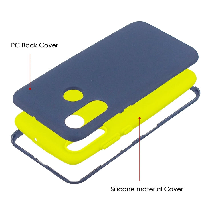 For Huawei P30 Lite 3 in 1 Shockproof PC + Silicon Case