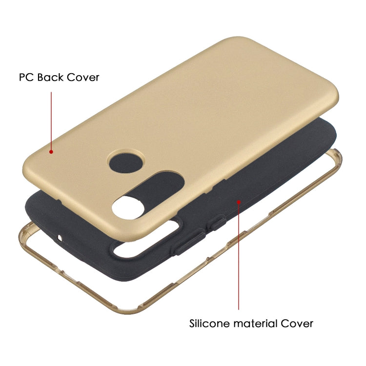 For Huawei P30 Lite 3 in 1 Shockproof PC + Silicon Case
