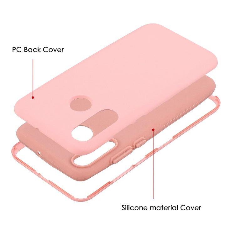 For Huawei P30 Lite 3 in 1 Shockproof PC + Silicon Case