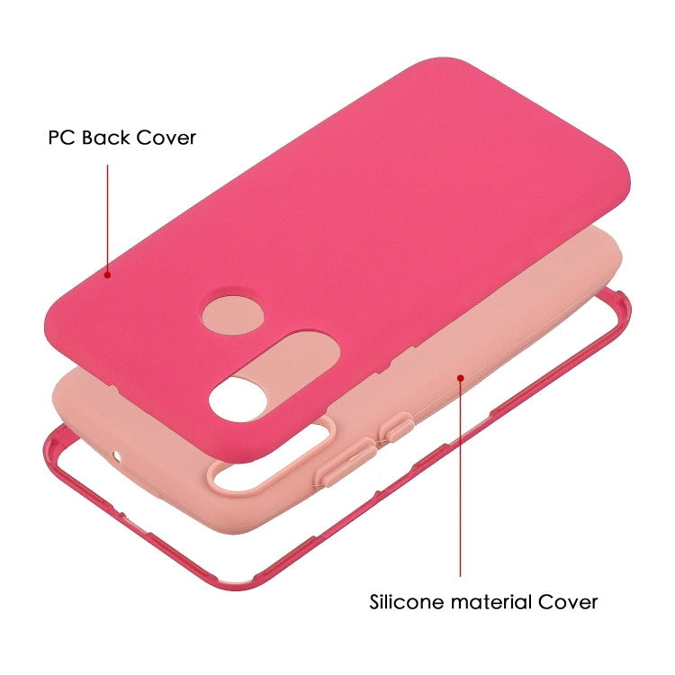For Huawei P30 Lite 3 in 1 Shockproof PC + Silicon Case