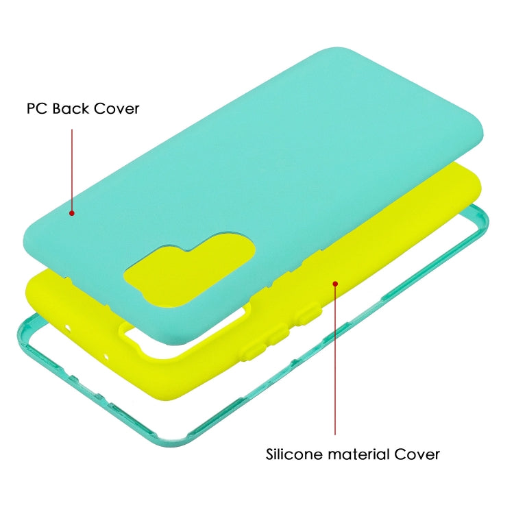 For Huawei P30 Pro 3 in 1 Shockproof PC + Silicon Case
