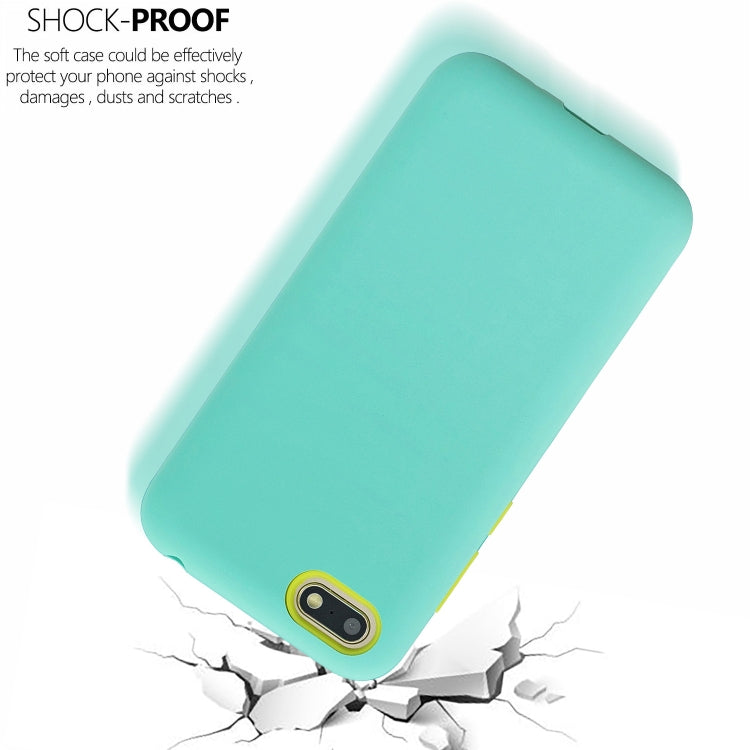 For Huawei Y5 (2018) 3 in 1 Shockproof PC + Silicon Case