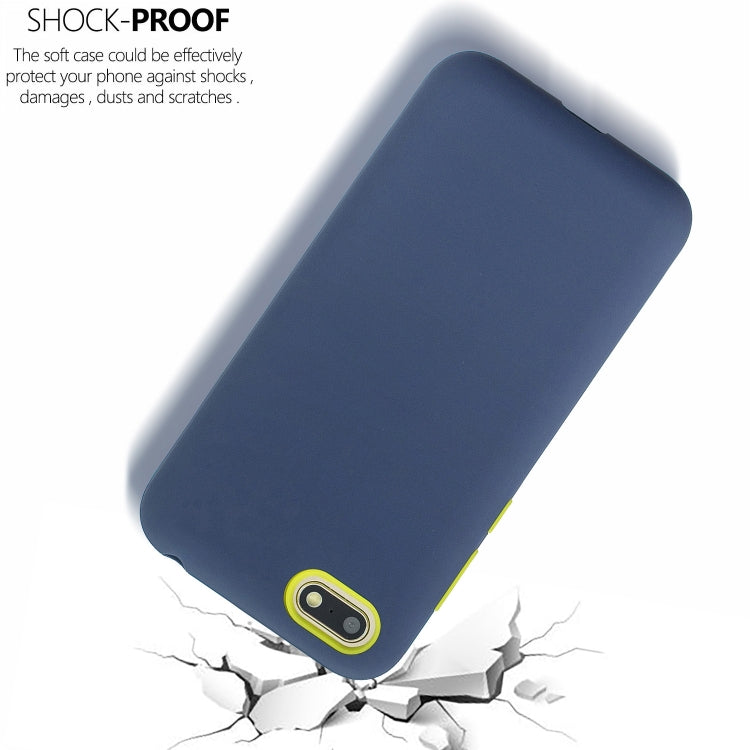 For Huawei Y5 (2018) 3 in 1 Shockproof PC + Silicon Case