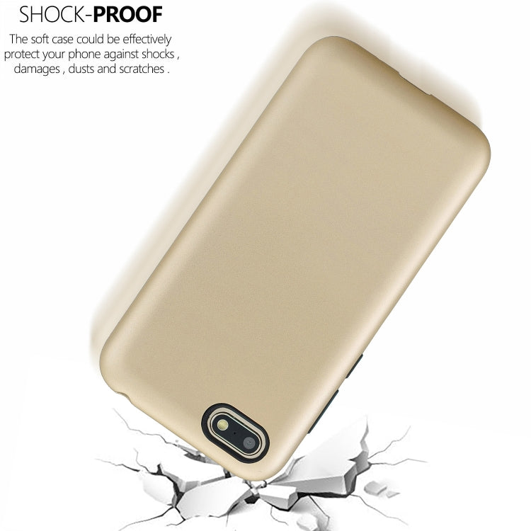 For Huawei Y5 (2018) 3 in 1 Shockproof PC + Silicon Case