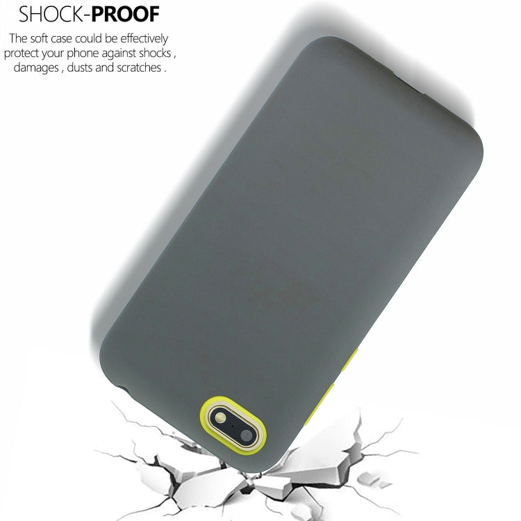 For Huawei Y5 (2018) 3 in 1 Shockproof PC + Silicon Case