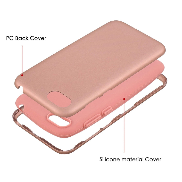 For Huawei Y5 (2018) 3 in 1 Shockproof PC + Silicon Case