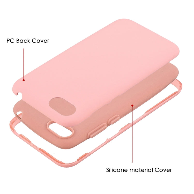 For Huawei Y5 (2018) 3 in 1 Shockproof PC + Silicon Case