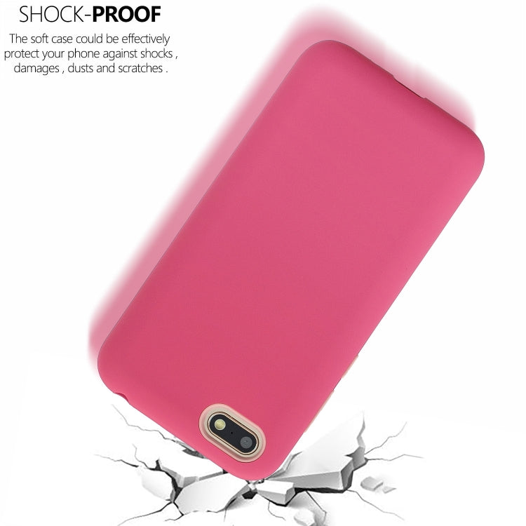 For Huawei Y5 (2018) 3 in 1 Shockproof PC + Silicon Case