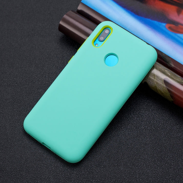 For Huawei Y6 (2019) 3 in 1 Shockproof PC + Silicon Case