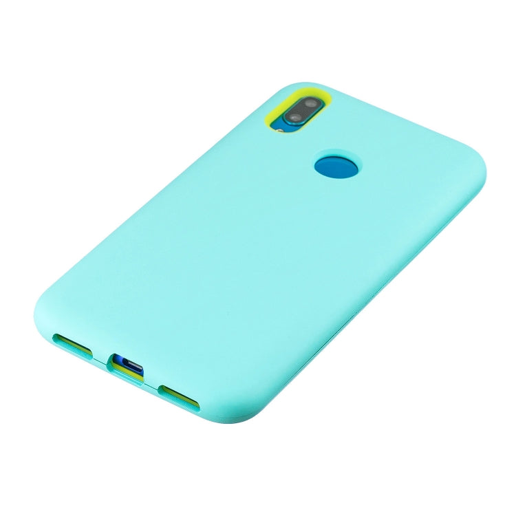 For Huawei Y6 (2019) 3 in 1 Shockproof PC + Silicon Case