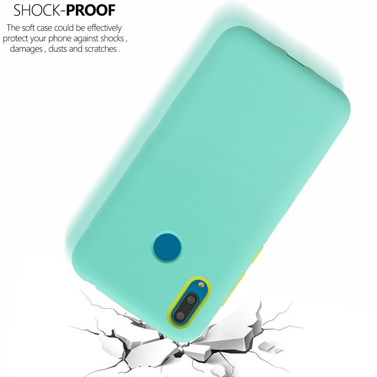 For Huawei Y6 (2019) 3 in 1 Shockproof PC + Silicon Case