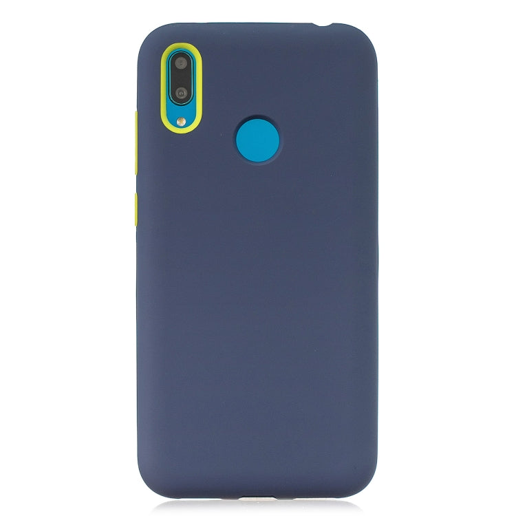 For Huawei Y6 (2019) 3 in 1 Shockproof PC + Silicon Case