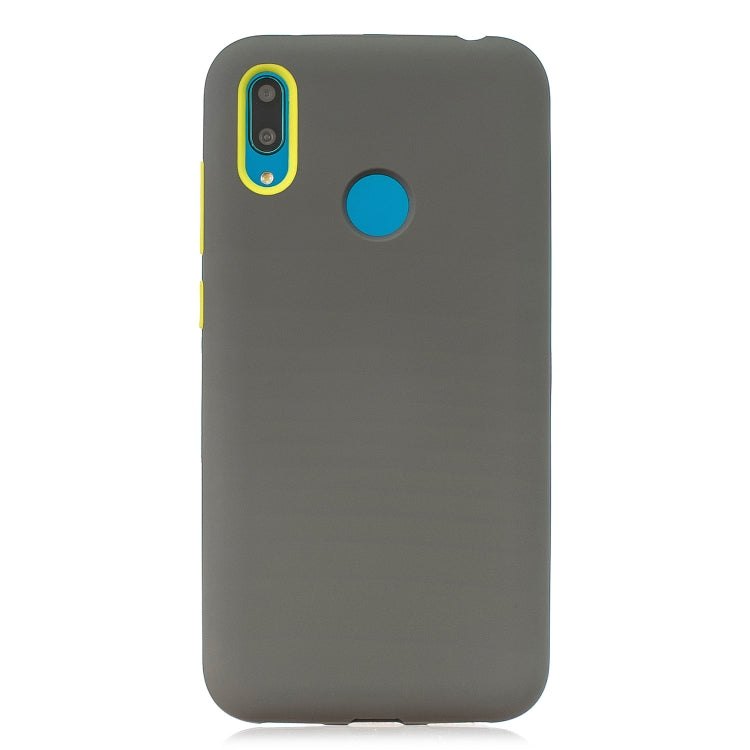 For Huawei Y6 (2019) 3 in 1 Shockproof PC + Silicon Case